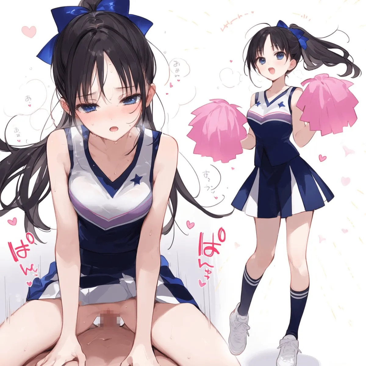 【PIXIV】 じゃがいもホクホク北海道 20240911 熱血応援ガールズ vs 熱血スクワットおじさん page 8 full