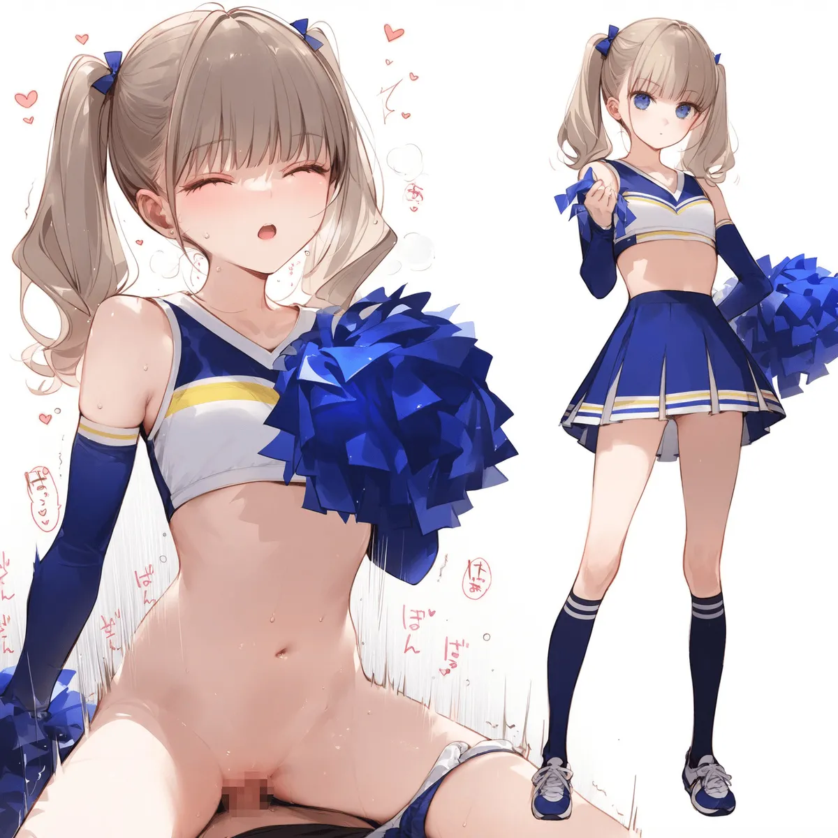 【PIXIV】 じゃがいもホクホク北海道 20240911 熱血応援ガールズ vs 熱血スクワットおじさん page 9 full