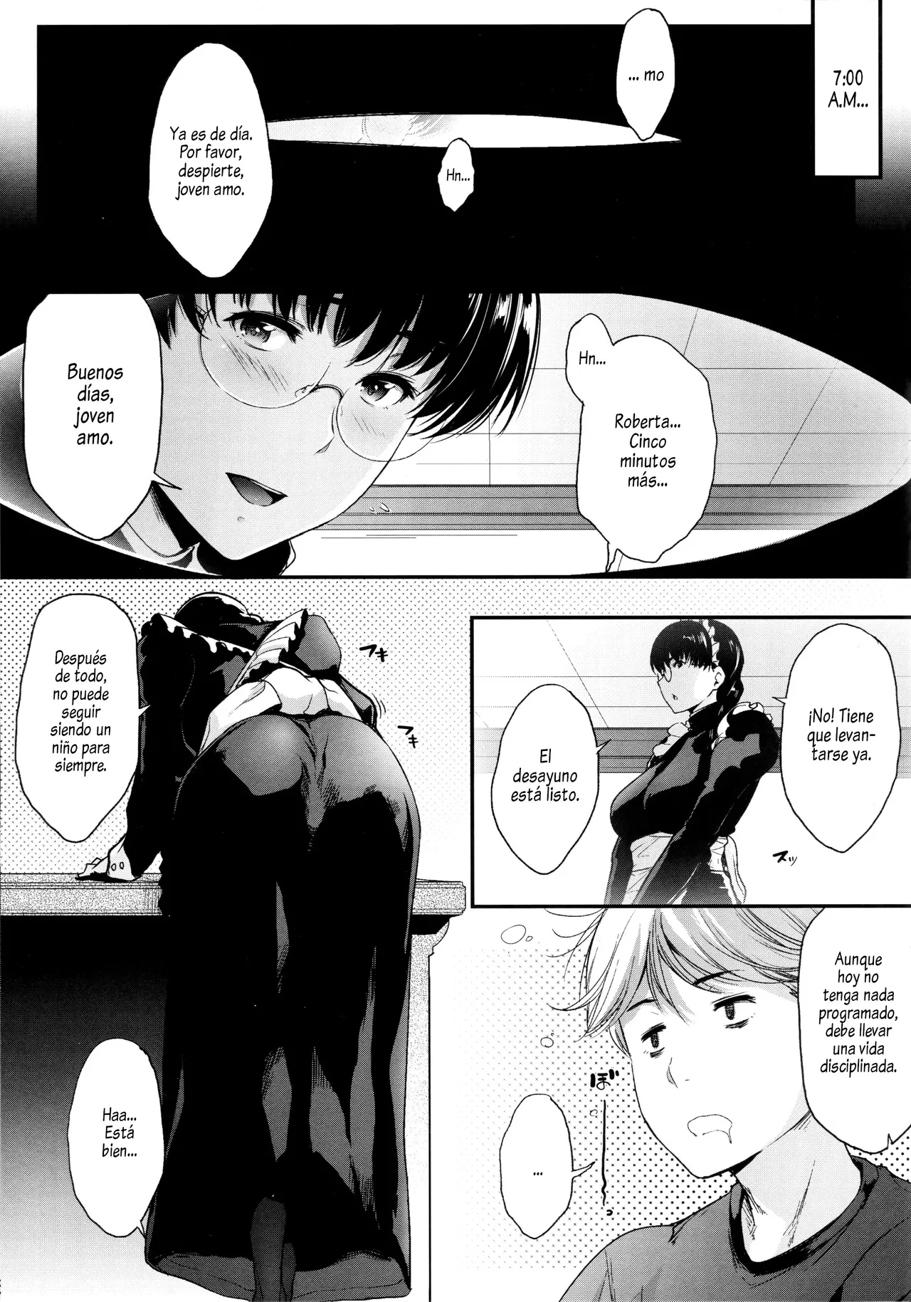 Waka-sama to Maid｜El Joven Amo y La Maid page 2 full