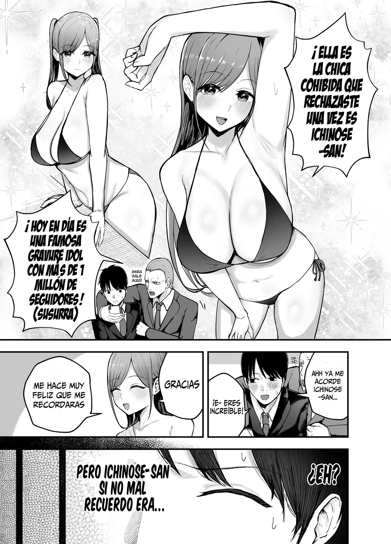 "Omae ga Futta InCha Onna, Ima ja Followers Hyakuman-nin Goe no Bakunyuu Gravure Idol dazo? w" —Kanojo no Iru Ore o Muchimuchi Bakunyuu Body de Yuuwaku shite kite Gyaku NTR— page 4 full