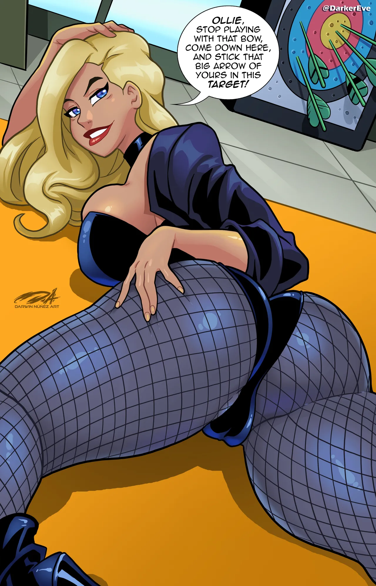 Black Canary DCAU page 1 full