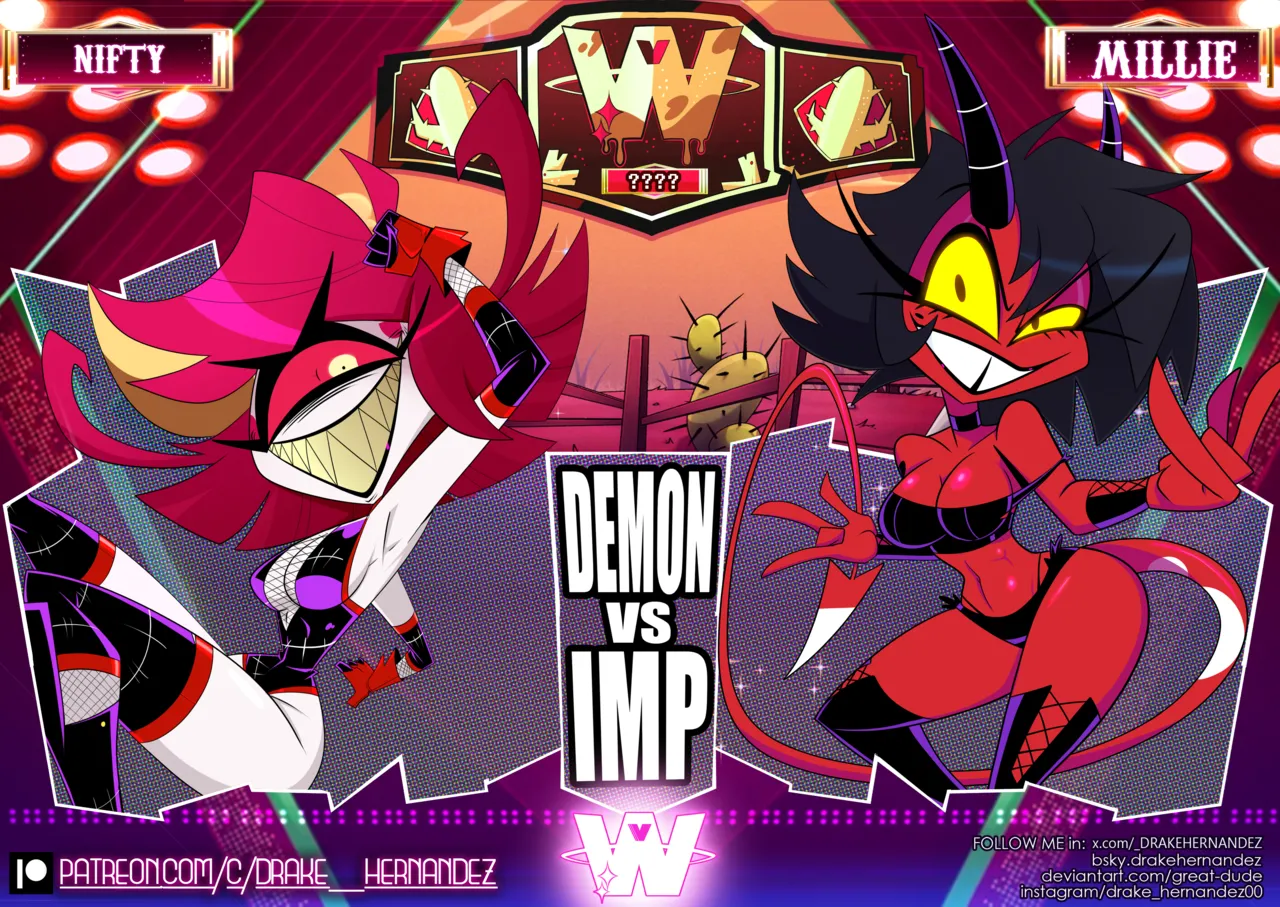 Wrestlingverse: Helluva vs Hazbin page 2 full