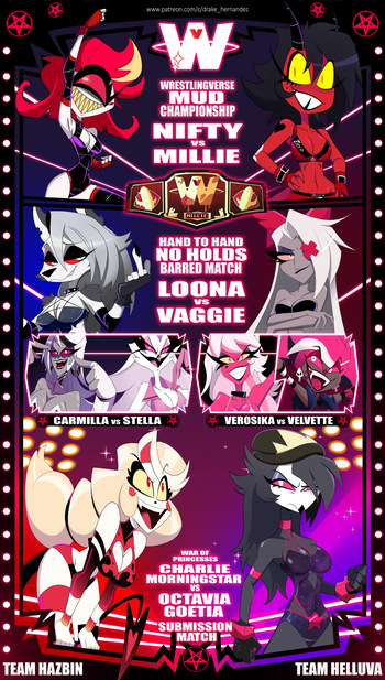 Wrestlingverse: Helluva vs Hazbin cover