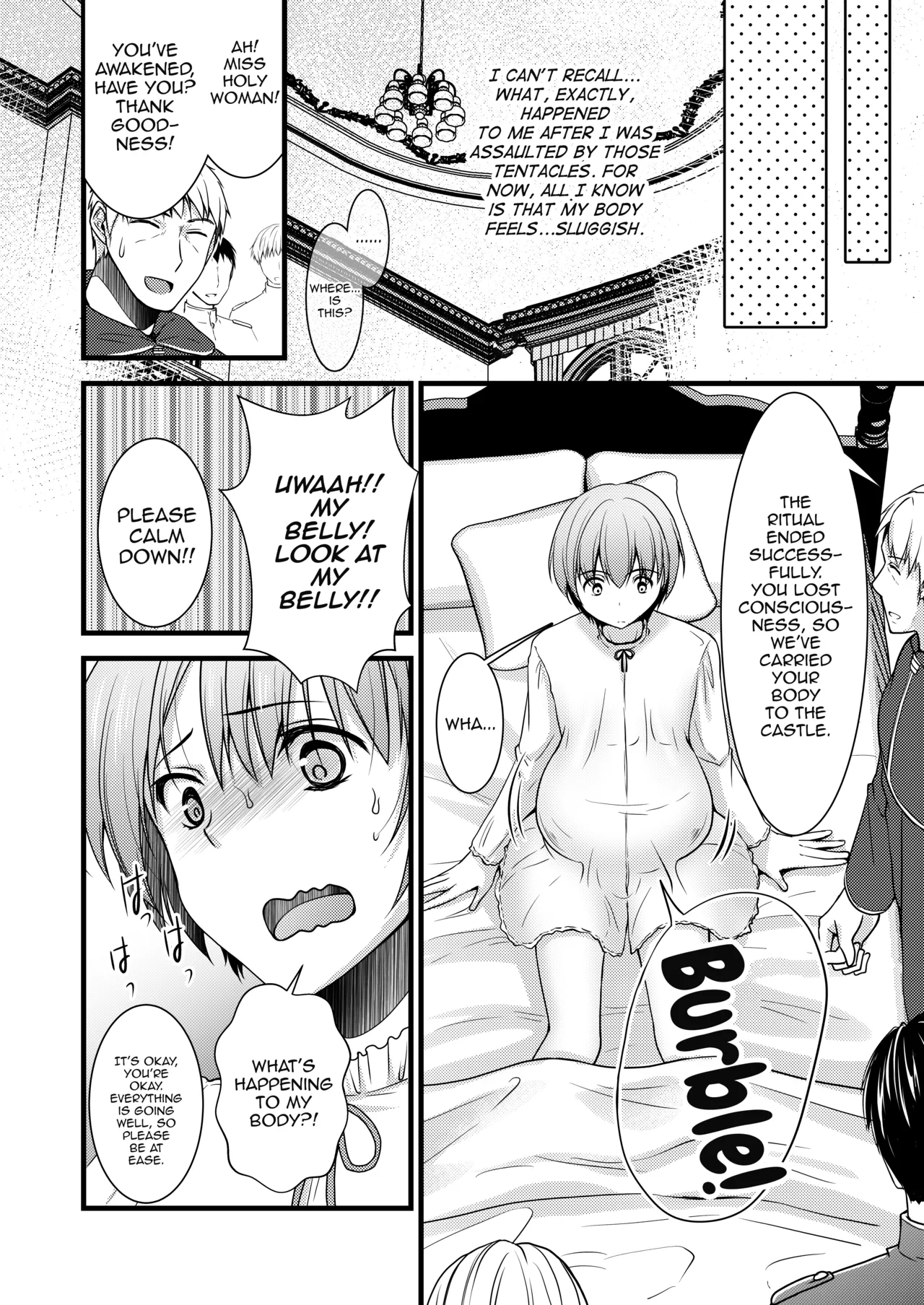 Isekai Teni Shitara Otoko nanoni Seijo ni Sarete Shokushu to Koubi Suru Koto ni! 2 page 9 full