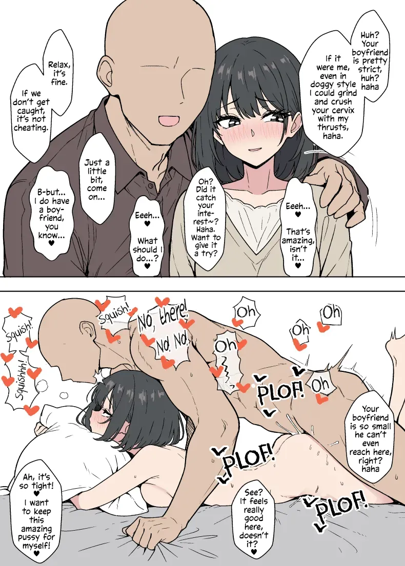 Yarichin Senpai ni Netorareru Kareshi Mochi Muttsuri Sukebe-chan page 2 full