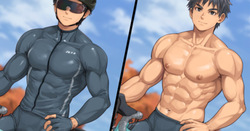 ロードバイクお兄さん