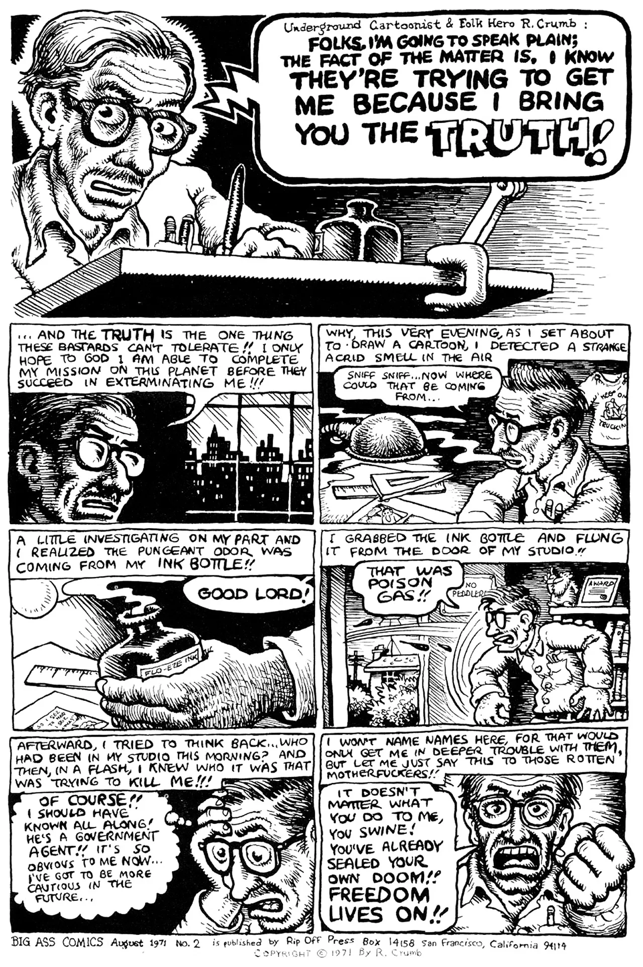 Robert Crumb - Big Ass Comics 02 page 2 full