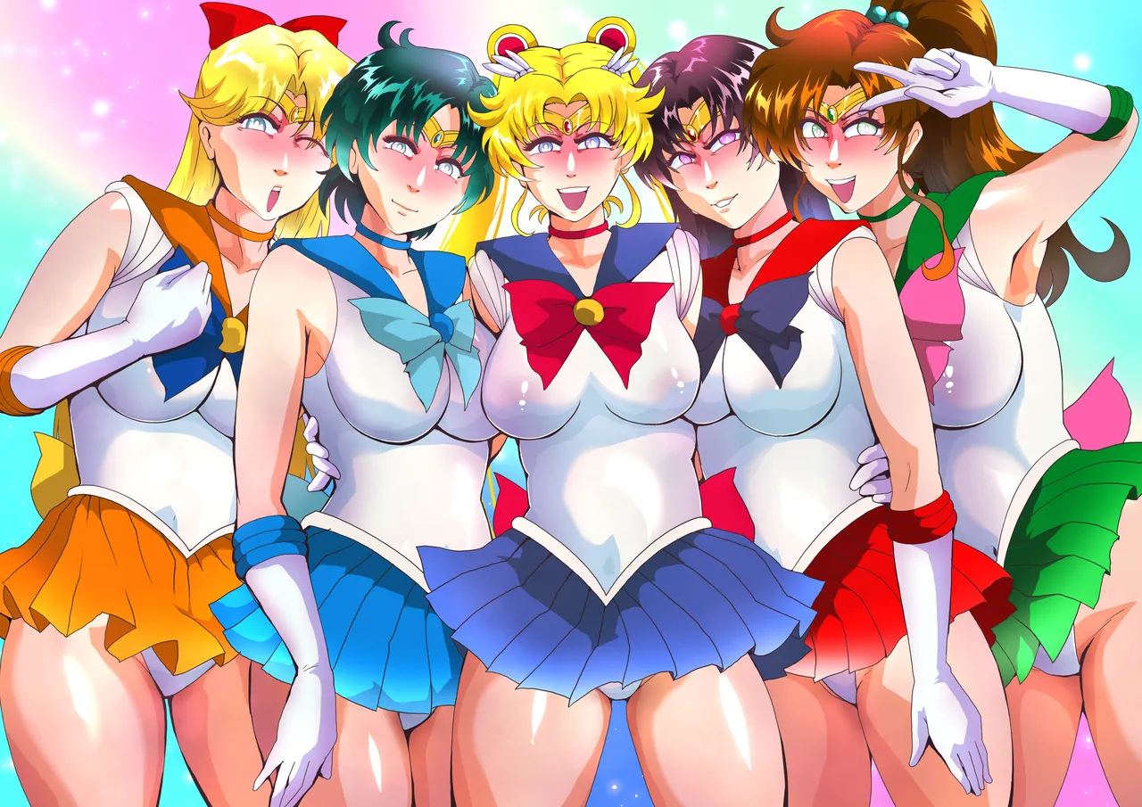セーラーチーム裸の勇姿！ page 1 full