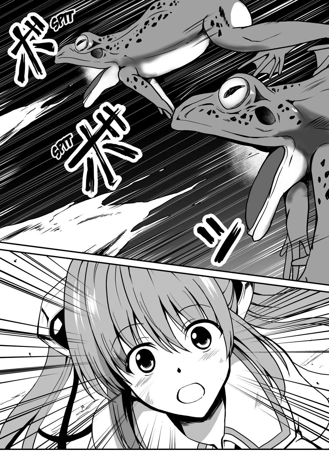 Rankou Tenshi Lumiere ~Kaeru ni Okasare Naedoko ni Sareta Shoujo no Matsuro~ page 9 full