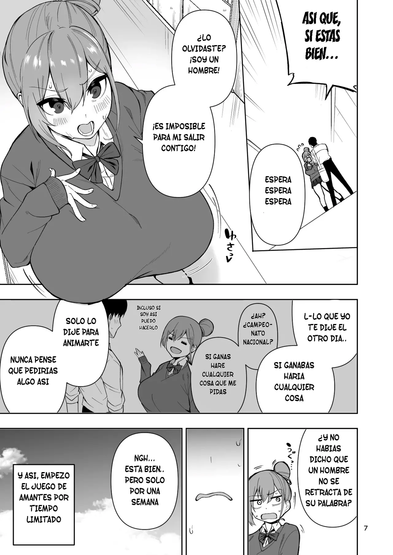 ¡Mi rival de toda la vida ahora es una chica! | My Lifelong Rival's a Girl Now! page 8 full