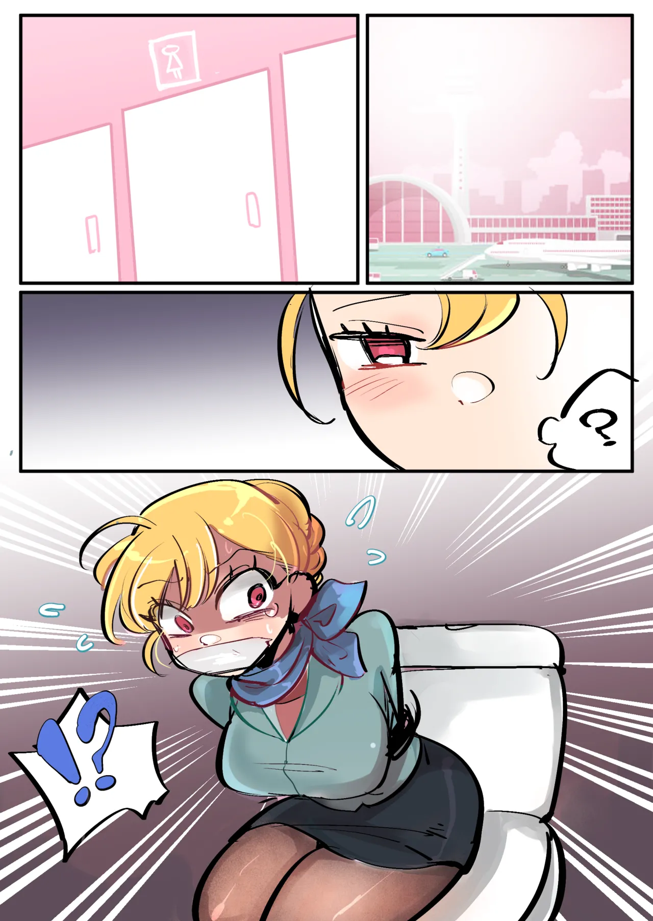 Become a stewardess /化身美女空姐 page 1 full
