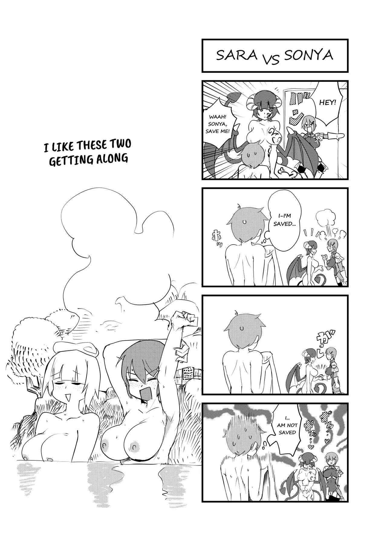 Monster Girl Quest! 4-Koma &amp; Erotic Manga Theater: Spoiler Edition page 3 full