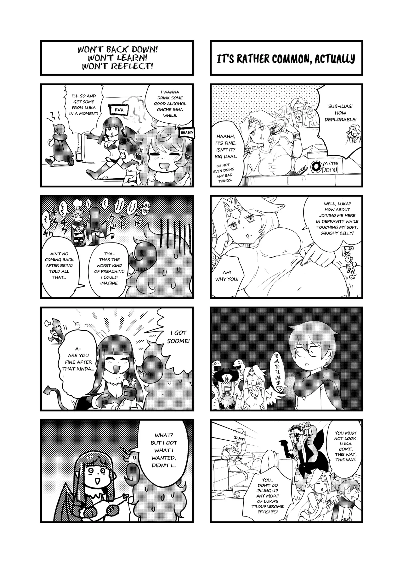 Monster Girl Quest! 4-Koma &amp; Erotic Manga Theater: Spoiler Edition page 7 full