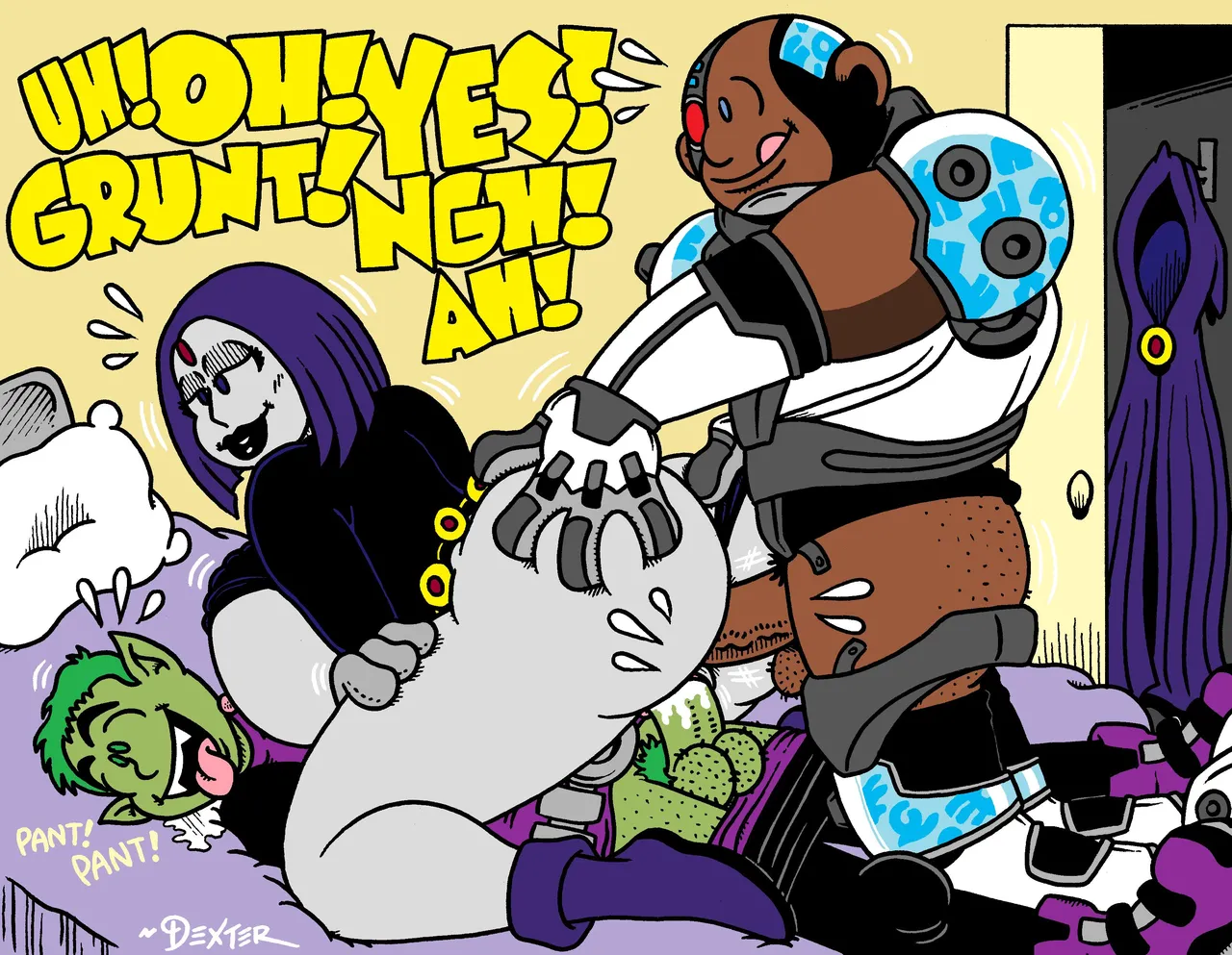 Raven and Starfire Sex Friends page 5 full