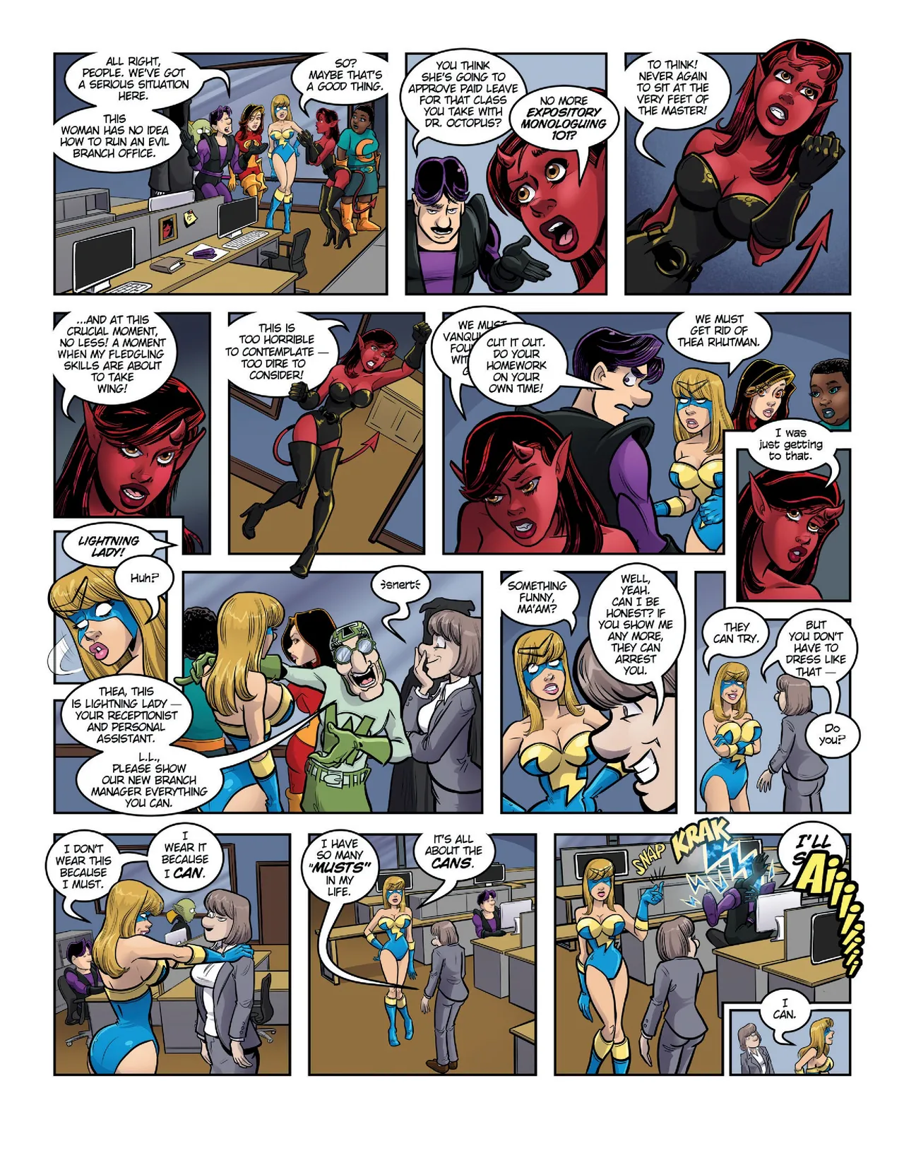 Evil Inc. After Dark Vol.3 - Under New Management page 10 full