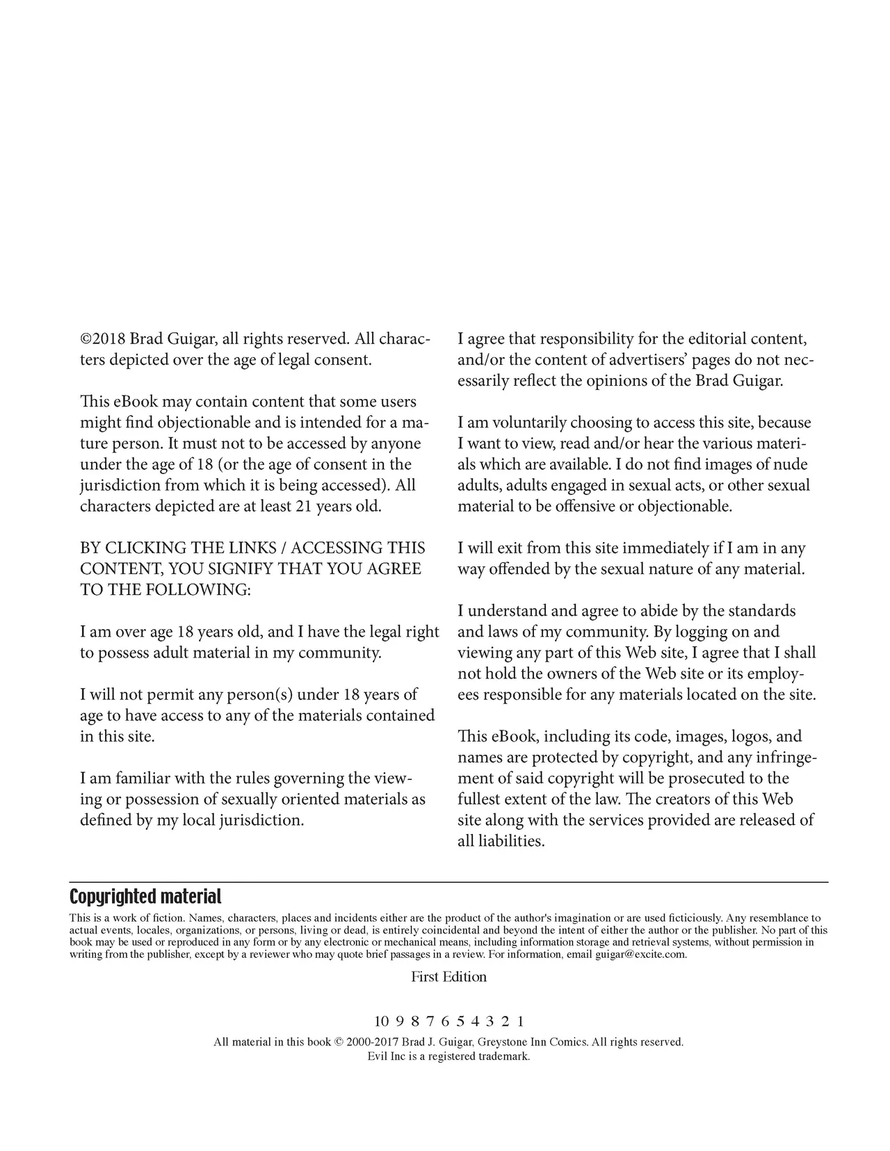 Evil Inc. After Dark Vol.3 - Under New Management page 3 full
