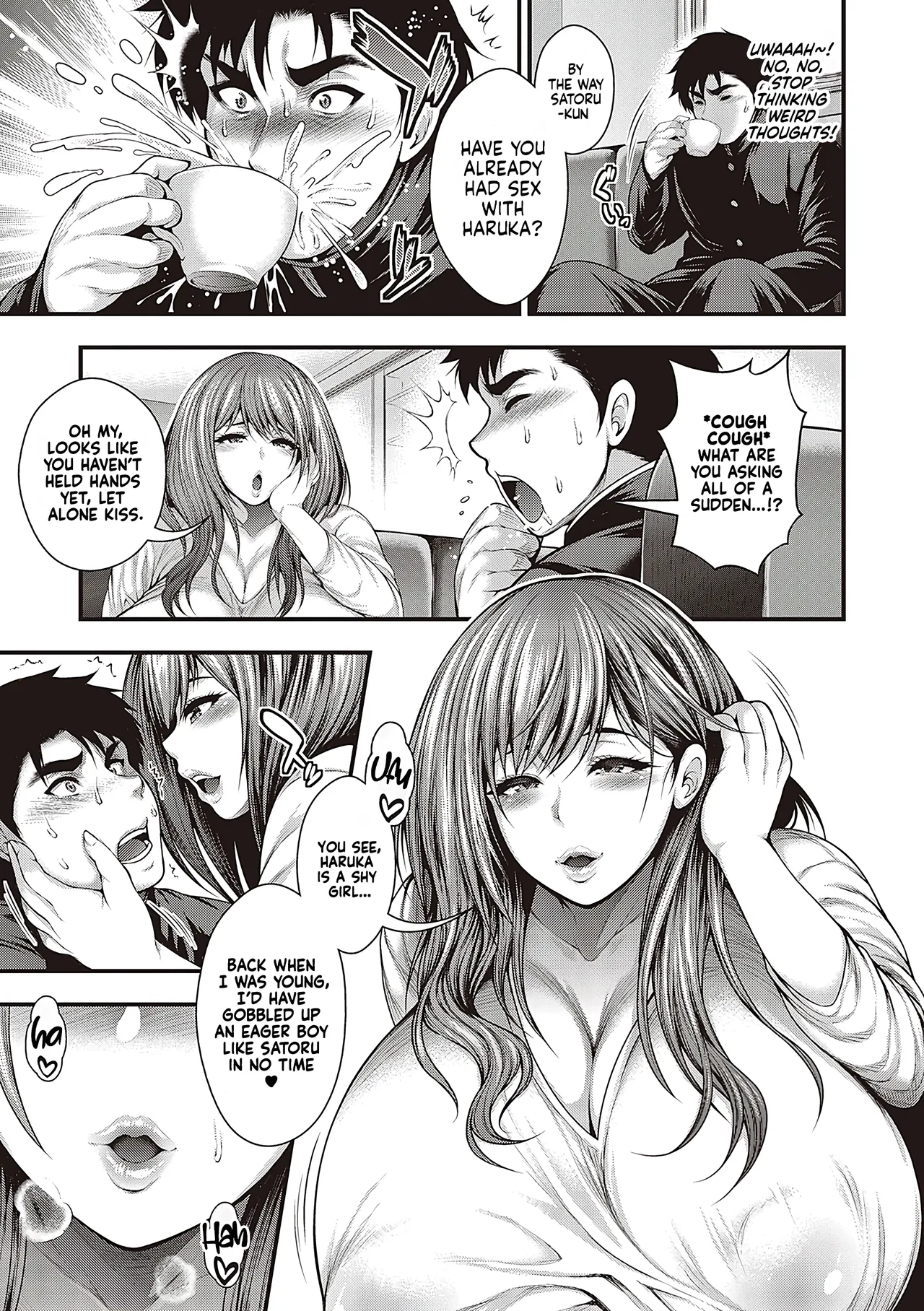 Arigatou, Kami Chichi. | Thank you, Divine breasts. page 9 full