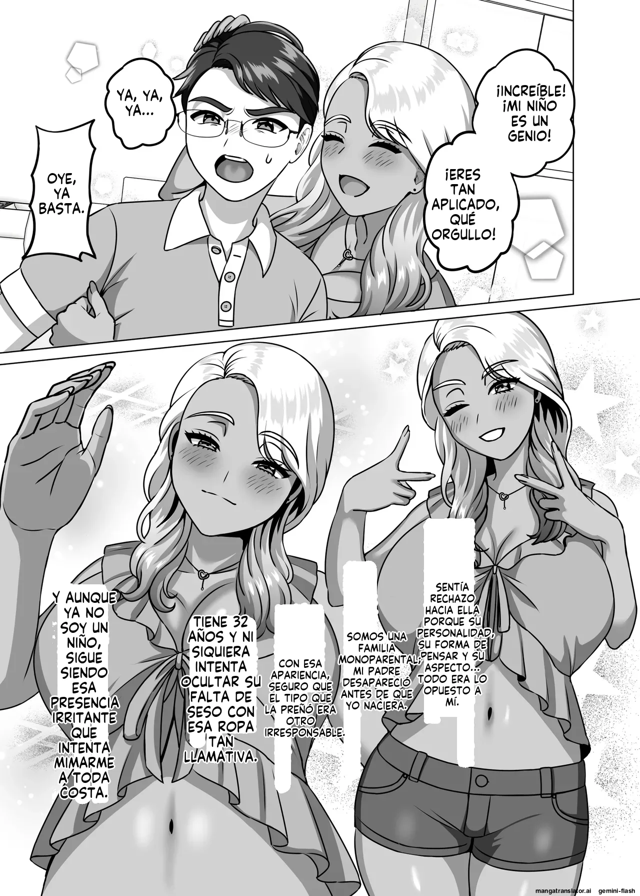 Boshi Katei no Musuko wa Gal Mama e no Kanjou o Kojiraseteiru page 2 full