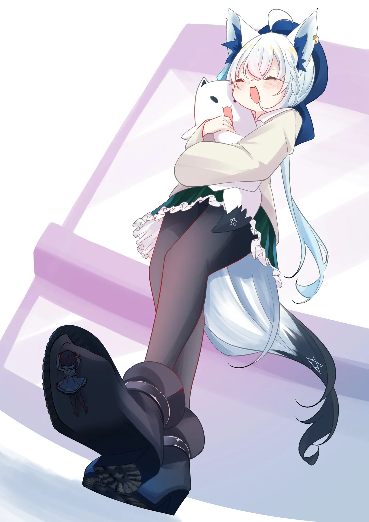 A Day in the Life of Fubuki-Sama and the Tiny page 8 full