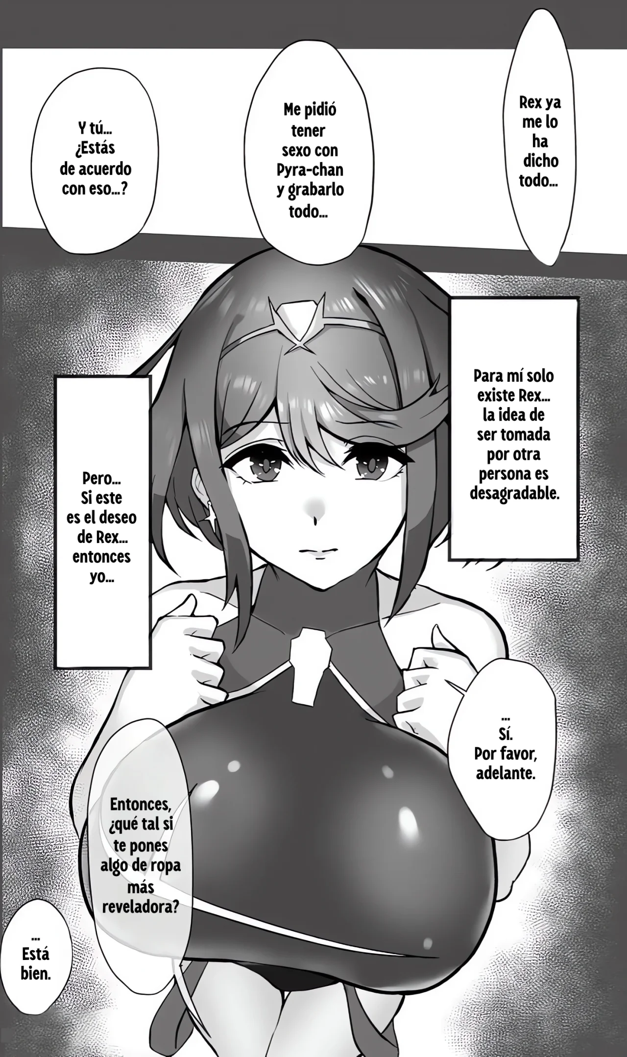 Homura to Kitanai Oji-san Netorase Takuran Koubi｜Pyra y el viejo asqueroso׃ Impregnación por apareamiento NTR page 2 full