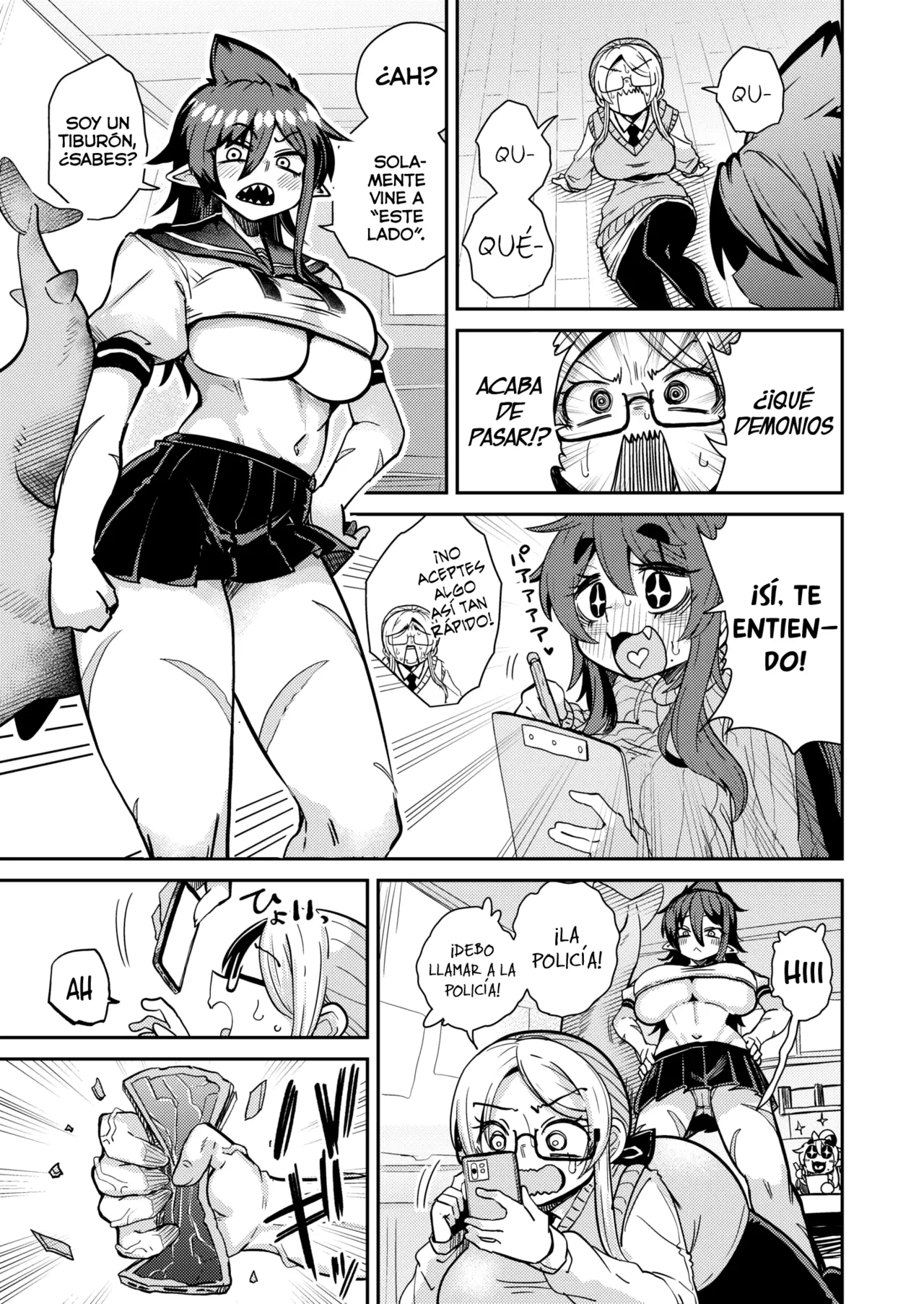 Yuumagu ~Mikakunin Seibutsu Shoujo-tachi~ - Unidentified Mysterious Animal Girl Ch. 2 | Placer de otra dimensión. Cap-02 page 5 full