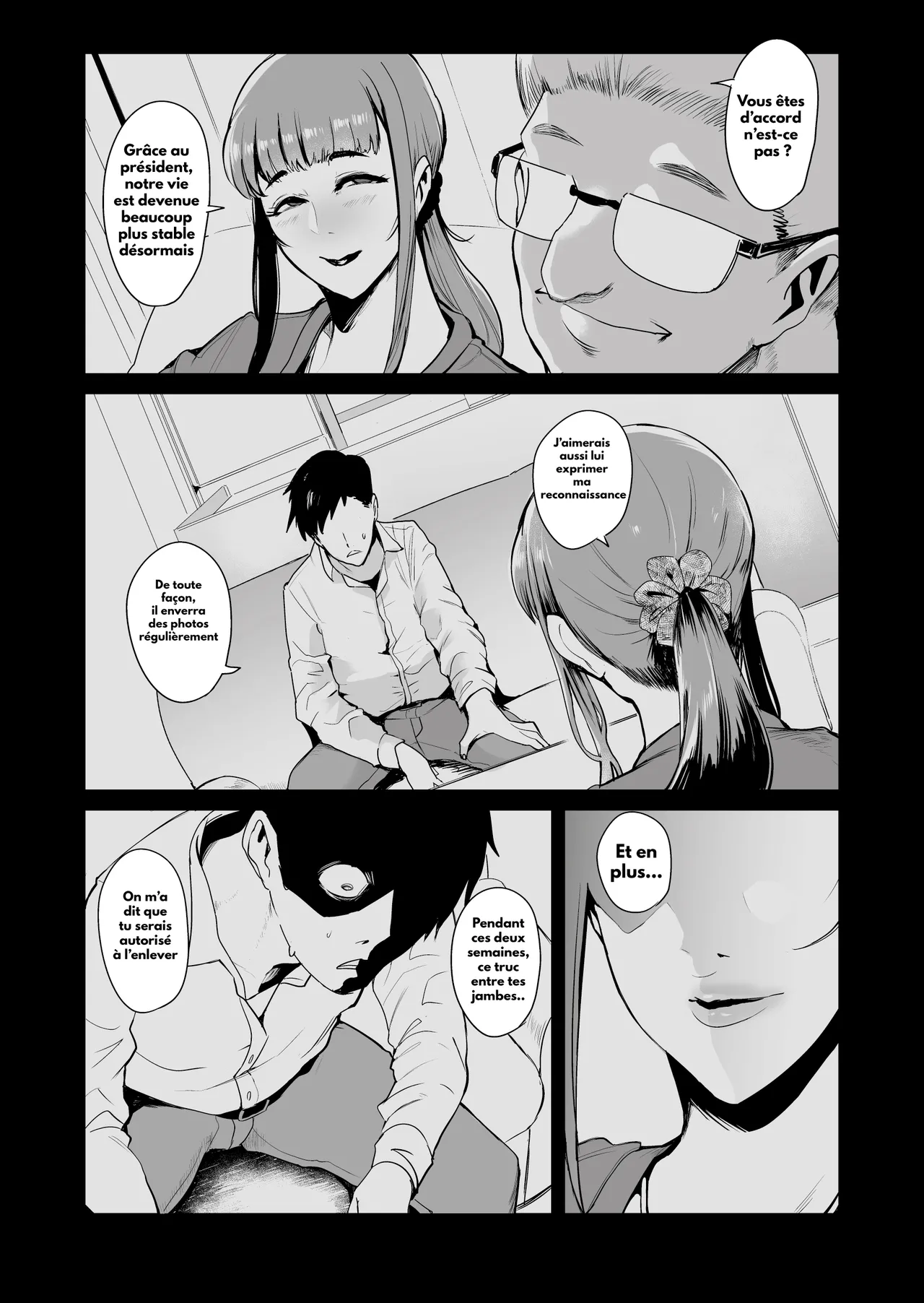 Fella Mask Fujin Kanketsu Hen ~Otto no Mae de Midareru Mask Dorei Zuma-tachi~ page 4 full