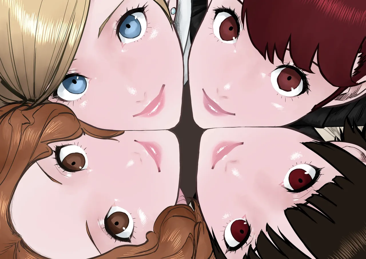 Persona 5 Harem Licking page 1 full