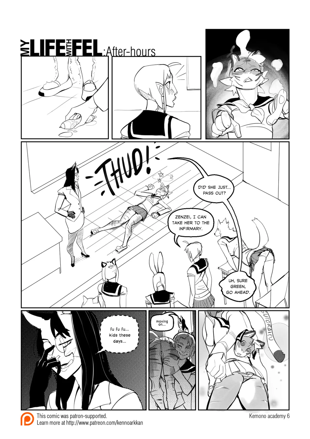 MLWF: After-Hours Kemono Academy page 7 full