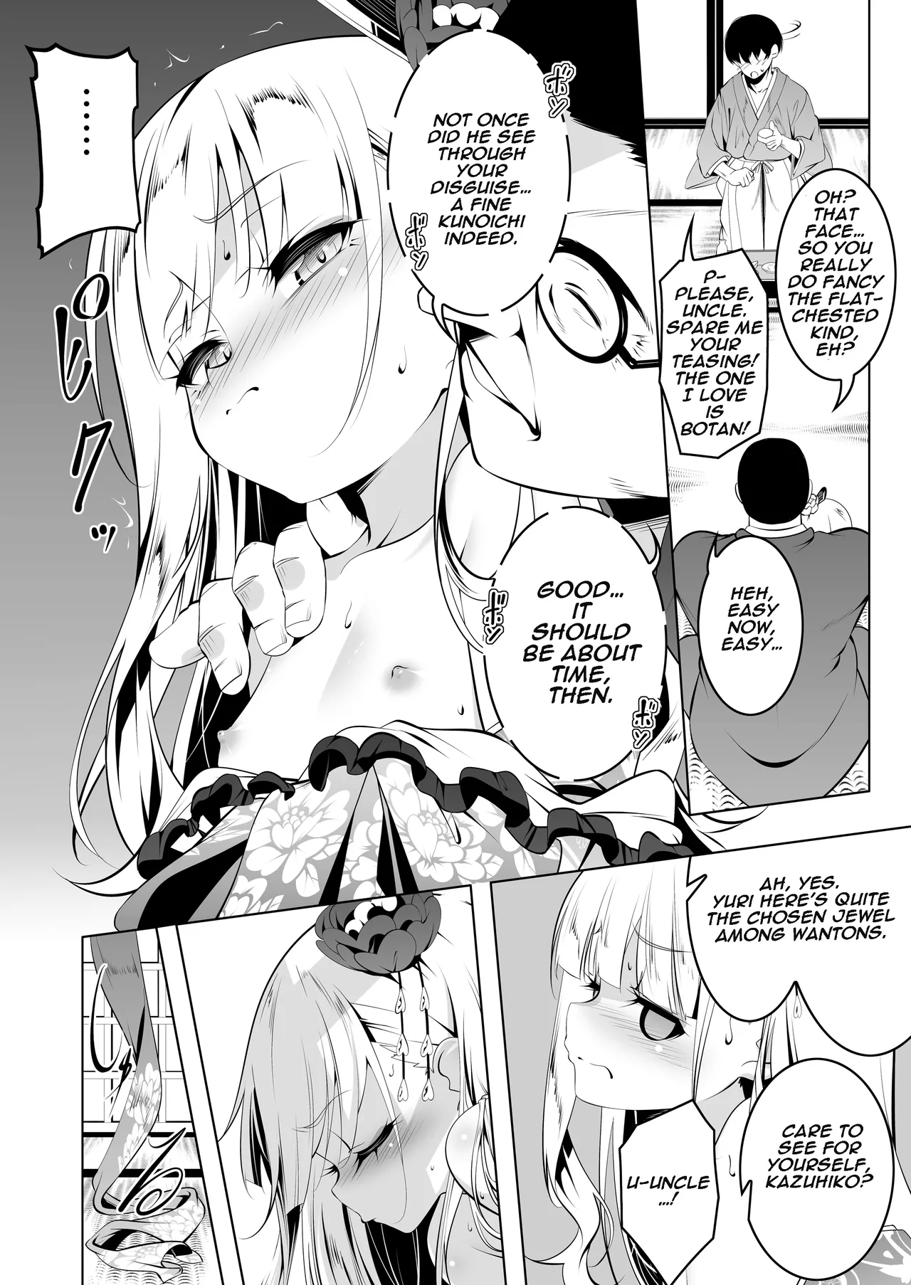 Koushoku no Chuugi Kunoichi Botan San |  Lustfully Loyal Kunoichi Botan 3 page 9 full