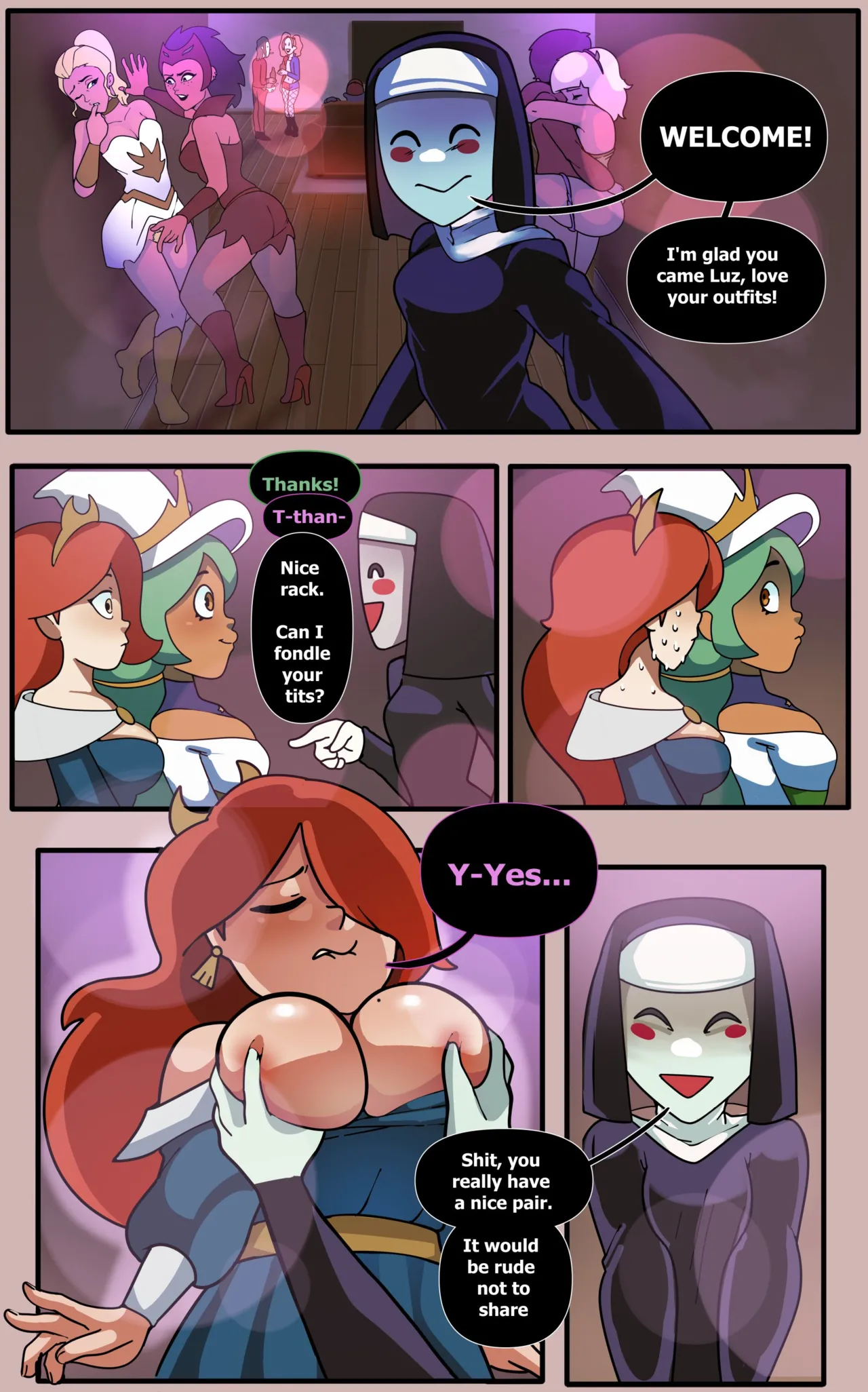 Amity &amp; Luz's Halloween Party page 2 full