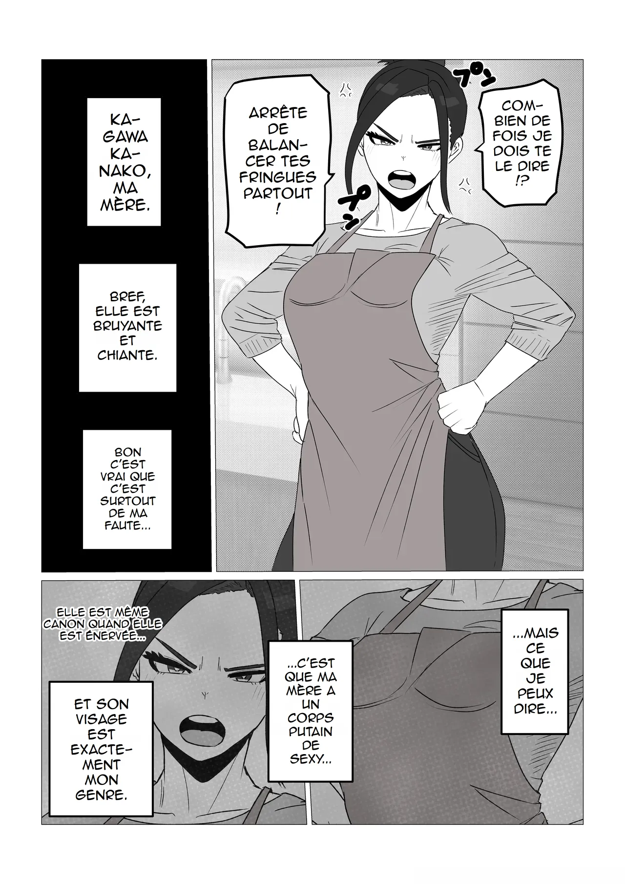 Gamigami Kaa-san wo Hatsujou Sasete Mitara | J'ai essayé d'exciter ma mère rabat-joie page 2 full