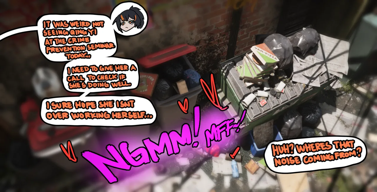 Qing Yi's Dumpster Dive 🐷🌲🗑️ page 6 full