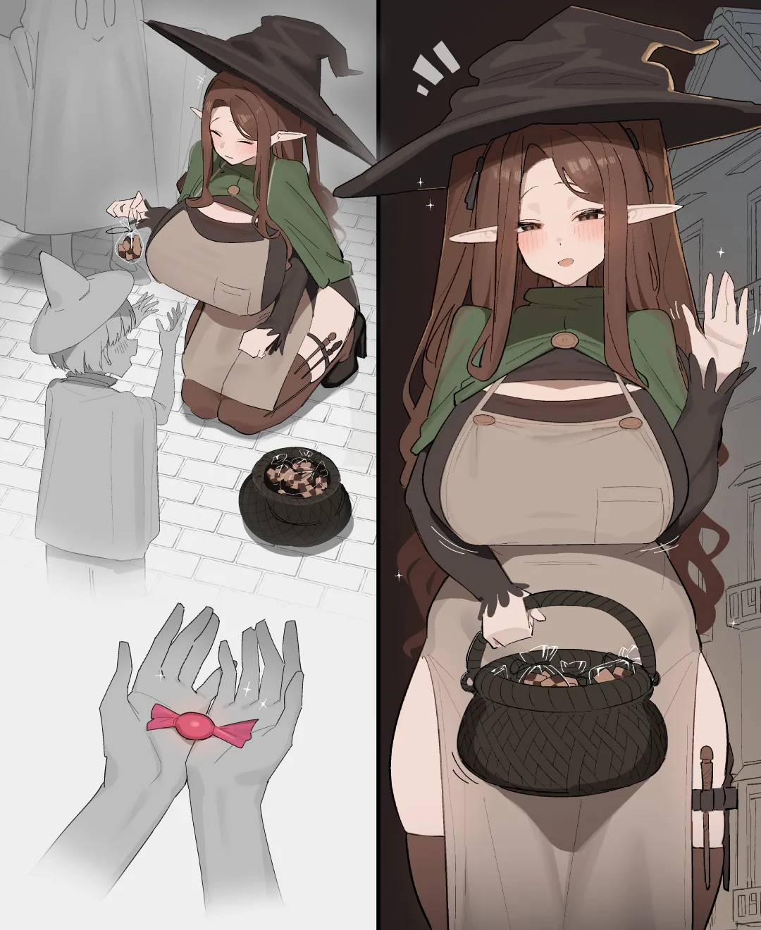 ○○されて路地裏で○○○たちと交尾にはげむエルフ page 6 full