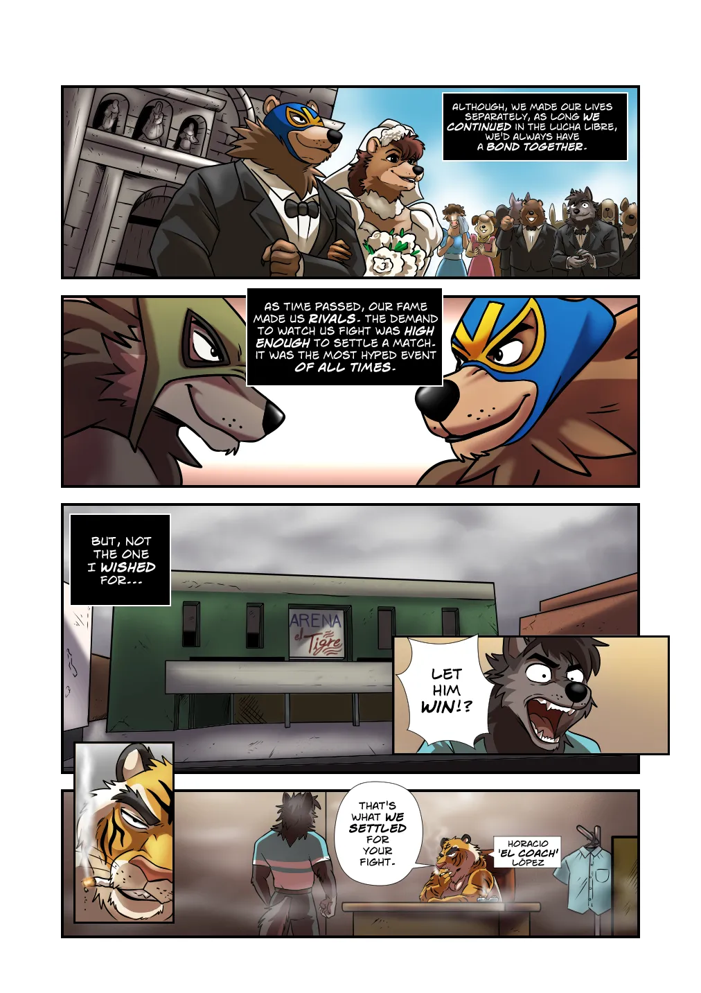 Oso Luchoso vs. El Lobo De Coyuya page 10 full