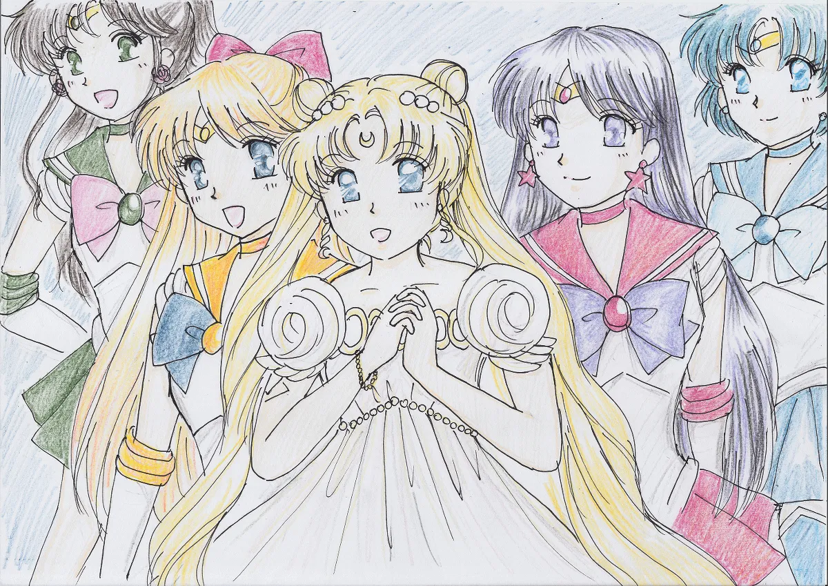 sailor moon art compilation page 1 full