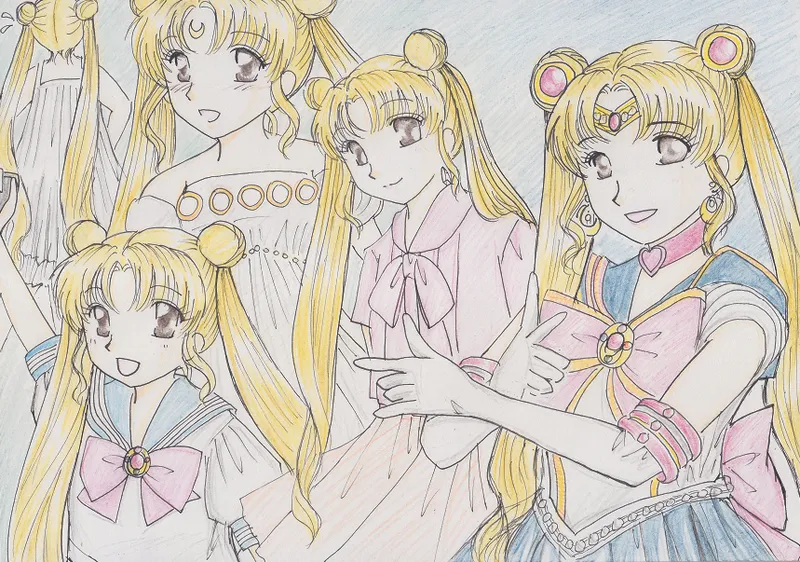 sailor moon art compilation page 8 full