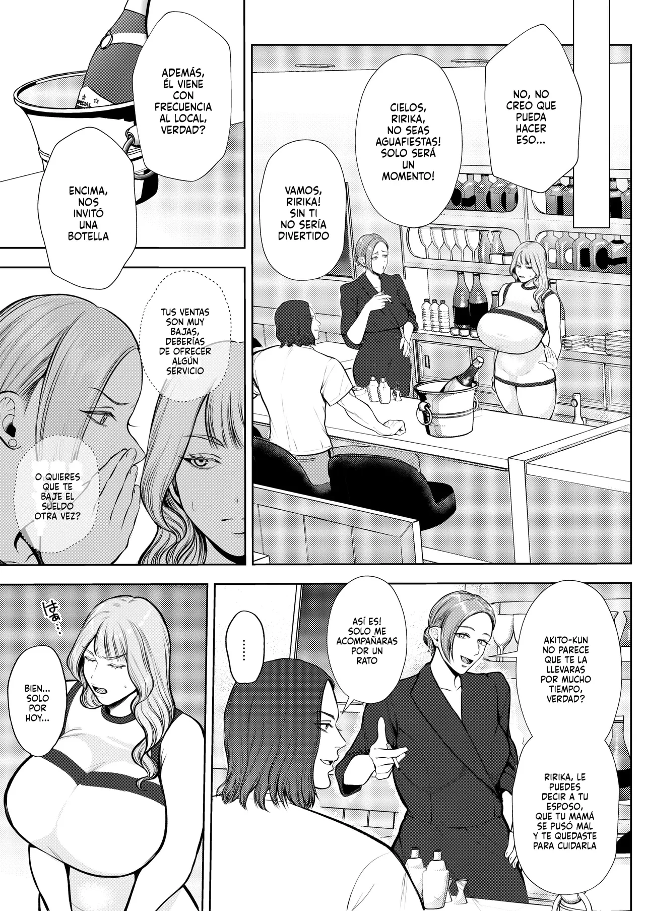 Yashoku Hitozuma Makura Eigyou de Gokainin｜Una Esposa que Trabajaba de Noche Quedó Embarazada al Ofrecer Servicios Sexuales page 4 full