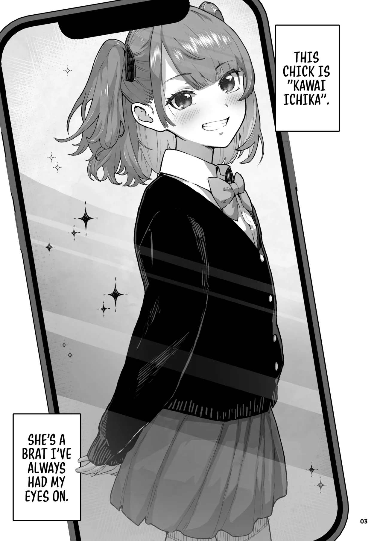 Mesugaki Muchi Muchi | Ignorant Plump Bratty Girl page 3 full