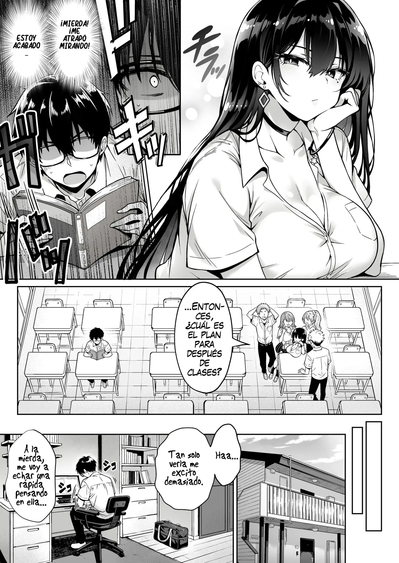 Totsuzen Ie ni Kita Gal ni Boku no Doutei o Ubawareteitta Hanashi｜Una Gyaru Apareció en Mi Casa y Me Robo la Virginidad page 4 full