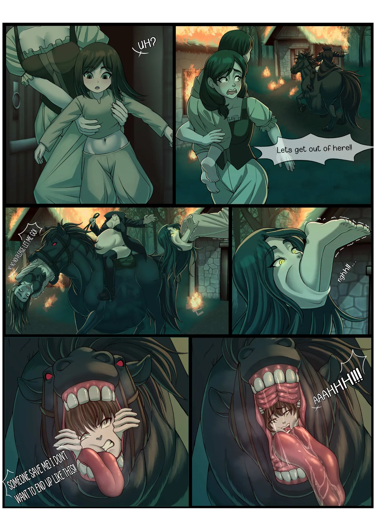 Creature Vore Headless Horsewoman page 3 full