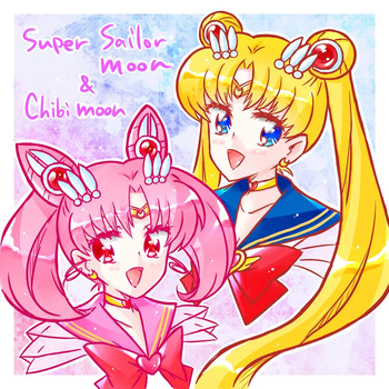sailor moon art compilation cover