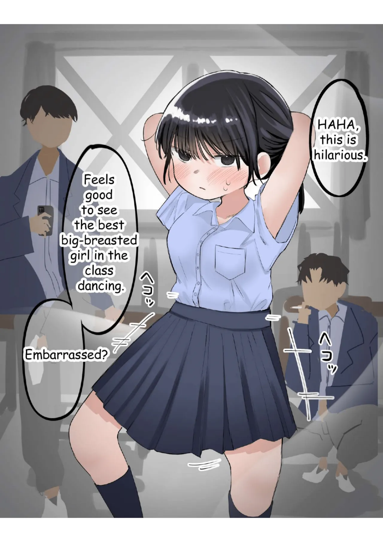 Hinyuu no Classmate ni Zenra Koshi Furi Saseru I Classmate's naked hip swing page 1 full