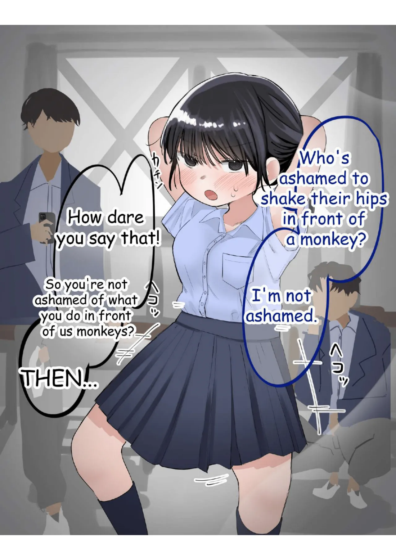 Hinyuu no Classmate ni Zenra Koshi Furi Saseru I Classmate's naked hip swing page 3 full