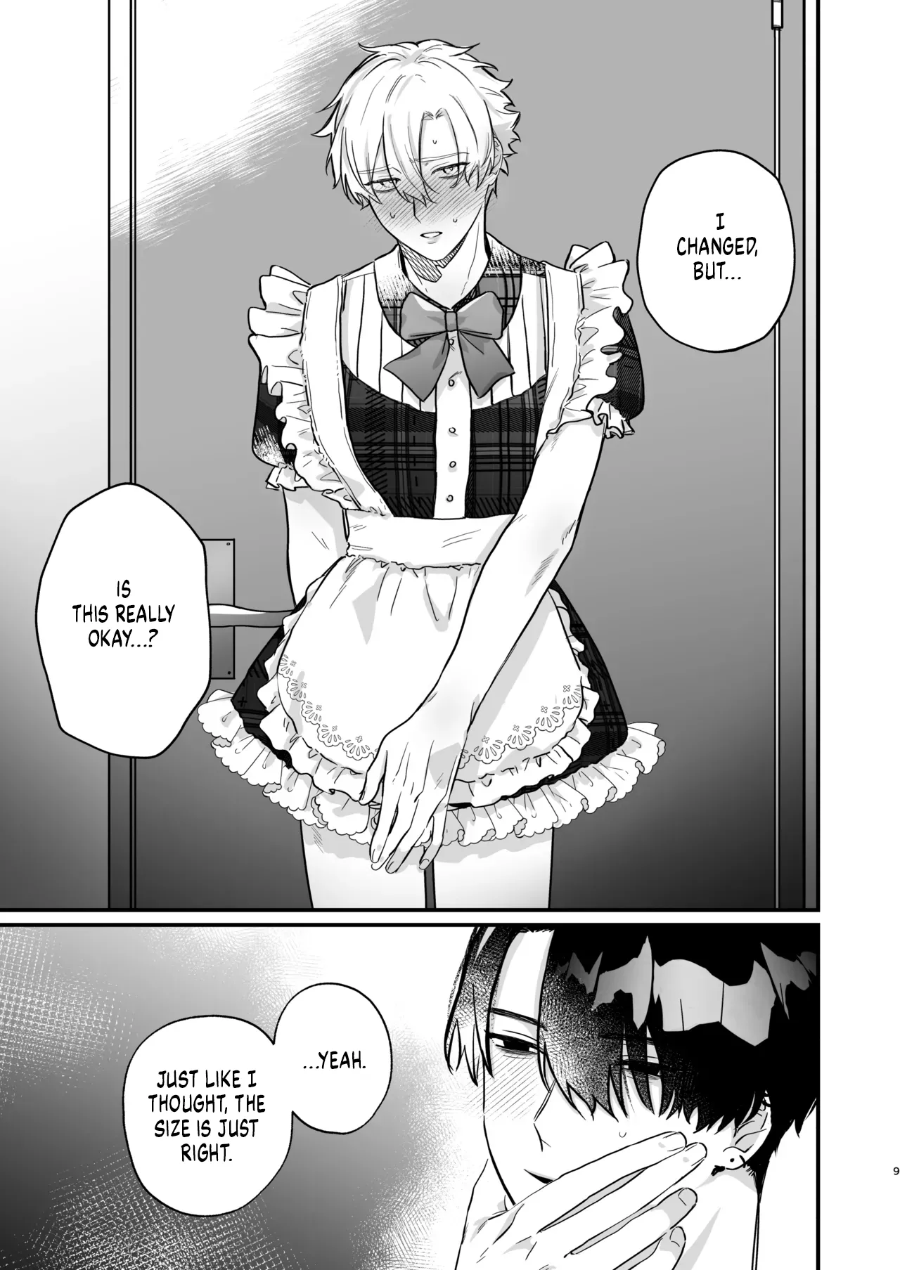 Oshi ni Makemakuttetara Josou Sex de Mesuochi Saseraretemashita page 9 full