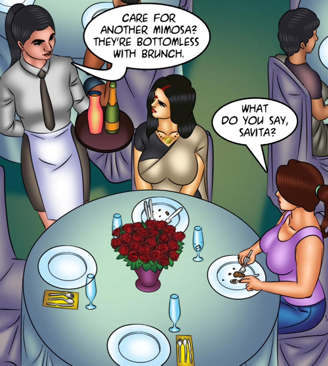 Savita Bhabhi Episode 128 Waxing Erotic page 2 full