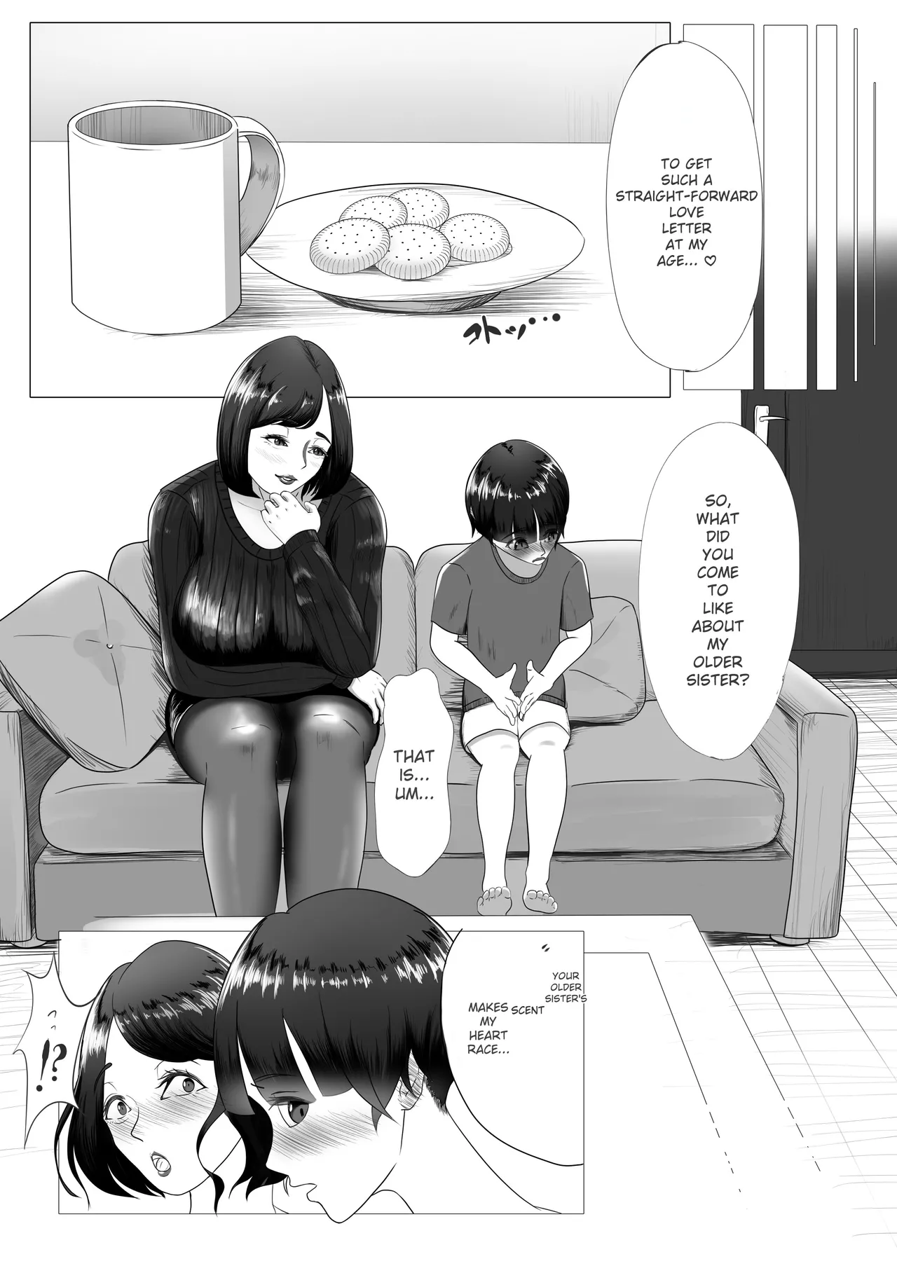You like my smell, don't you? ~Big sister's smelly torture and training of a little boy~ page 3 full