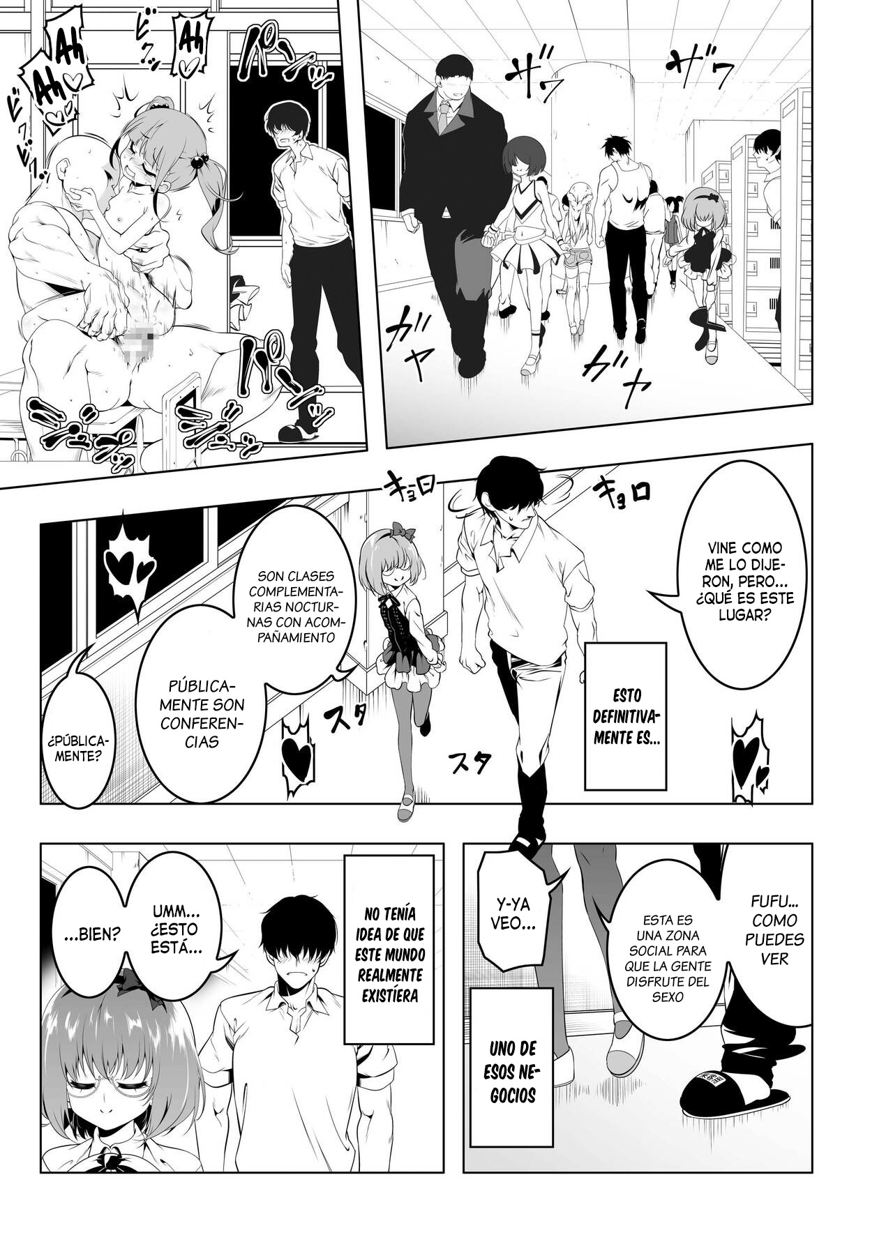 Gakkou Tokidoki Sex Ya-san 3-jikanme - Por las noches la escuela se vuelve un burdel 3er Periodo ~Edición Gemelas Lascivas~ page 8 full