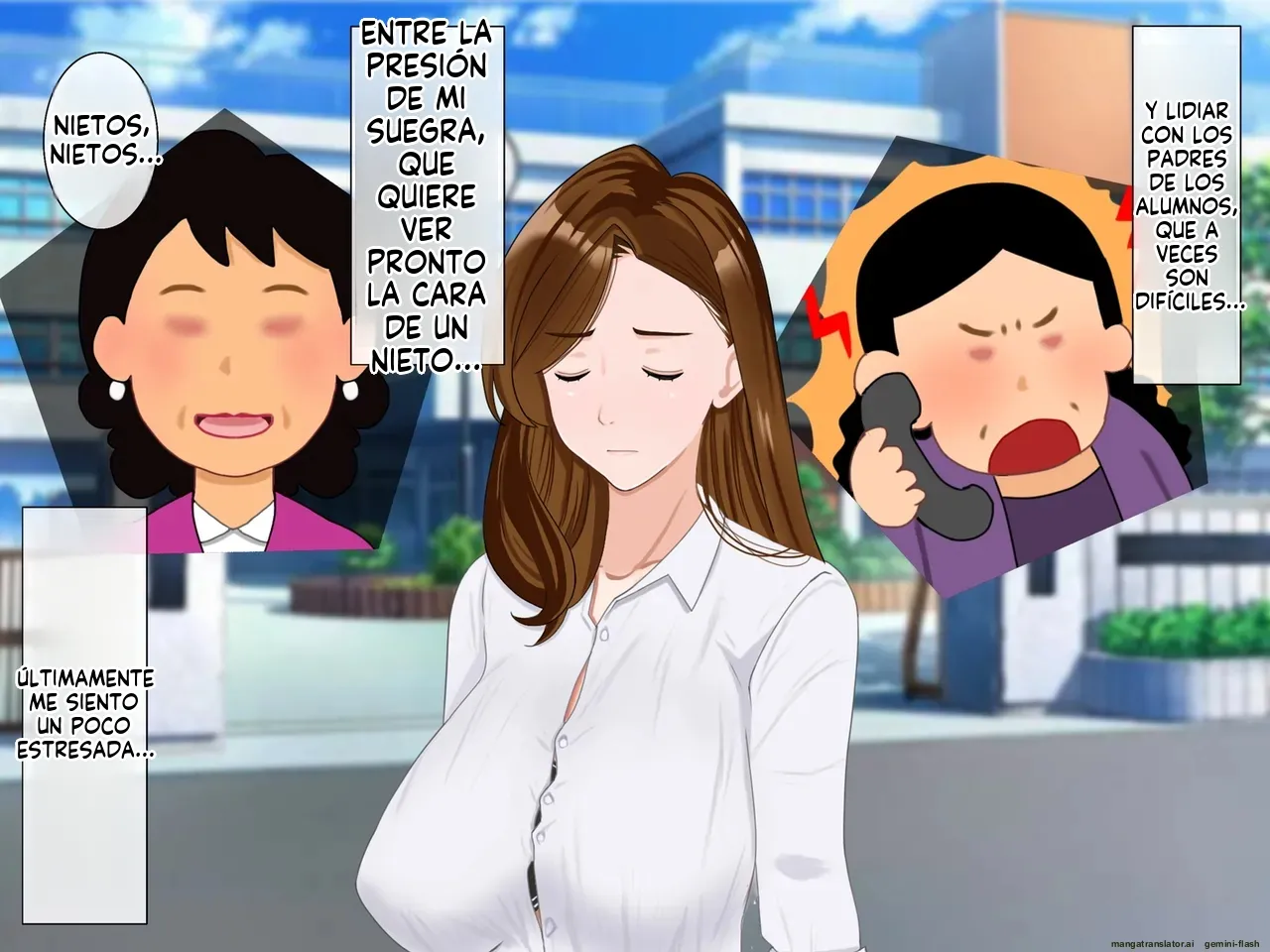 Watashi Kyoushi nanoni, Mainichi Seito to Haramasex Saserareteimasu  MTL page 3 full
