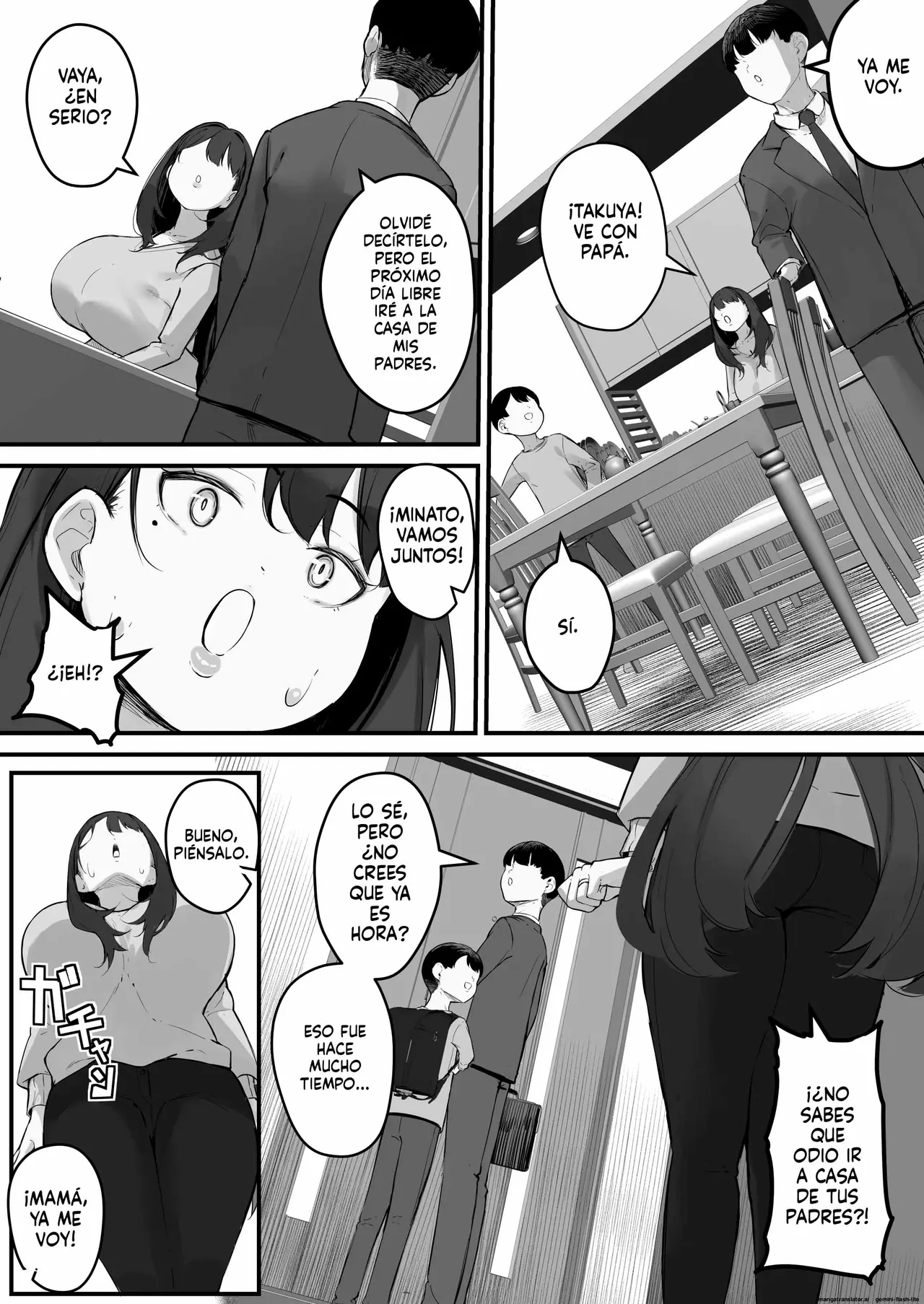 NTR Tsuma Gifu no Yarashi-me ga Kiraidattanoni｜Esposa Infiel׃ Odiaba la Mirada Lasciva de mi Suegro page 4 full