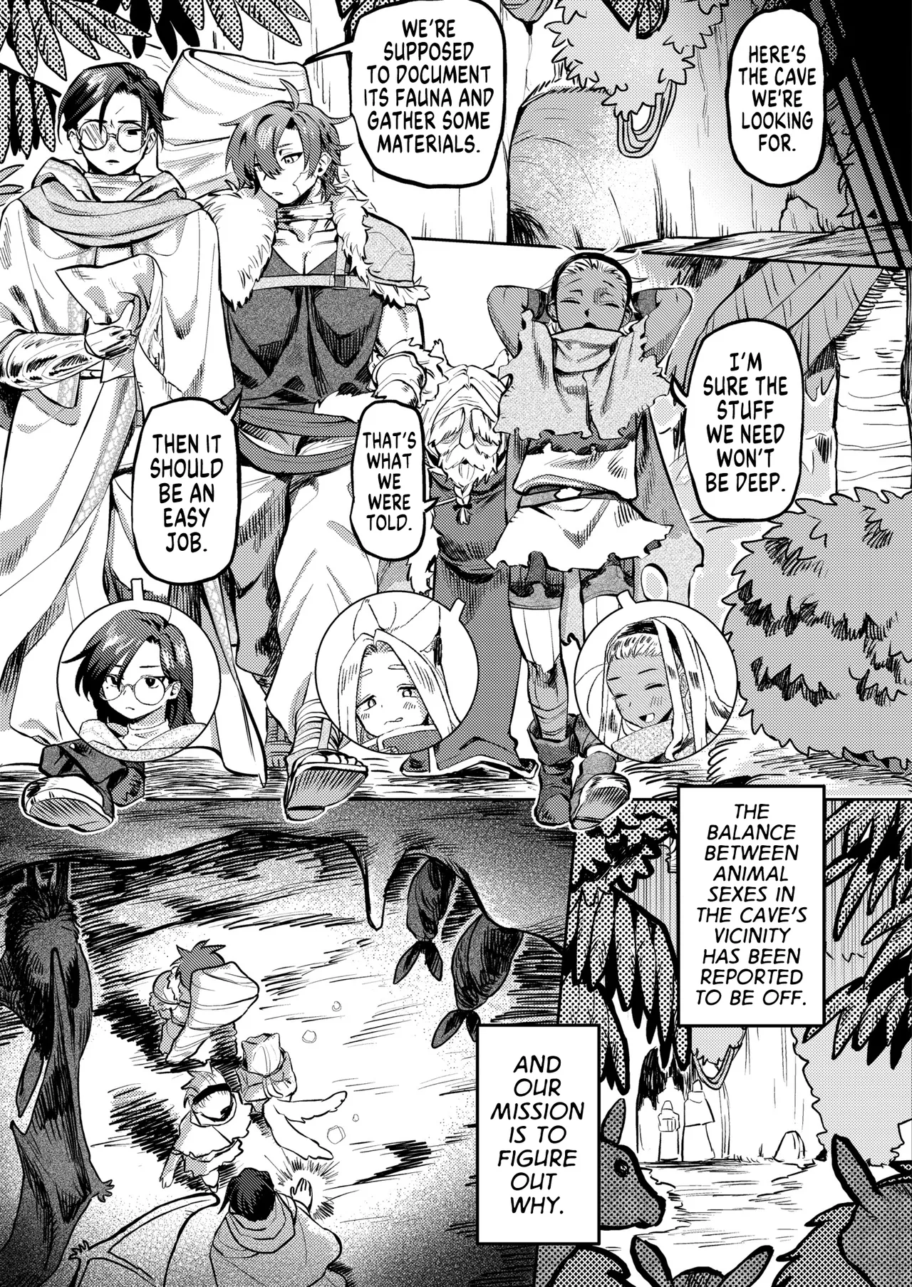 Shigoto Nakama nan desu ga?! All the Party Members are now Girls! page 3 full